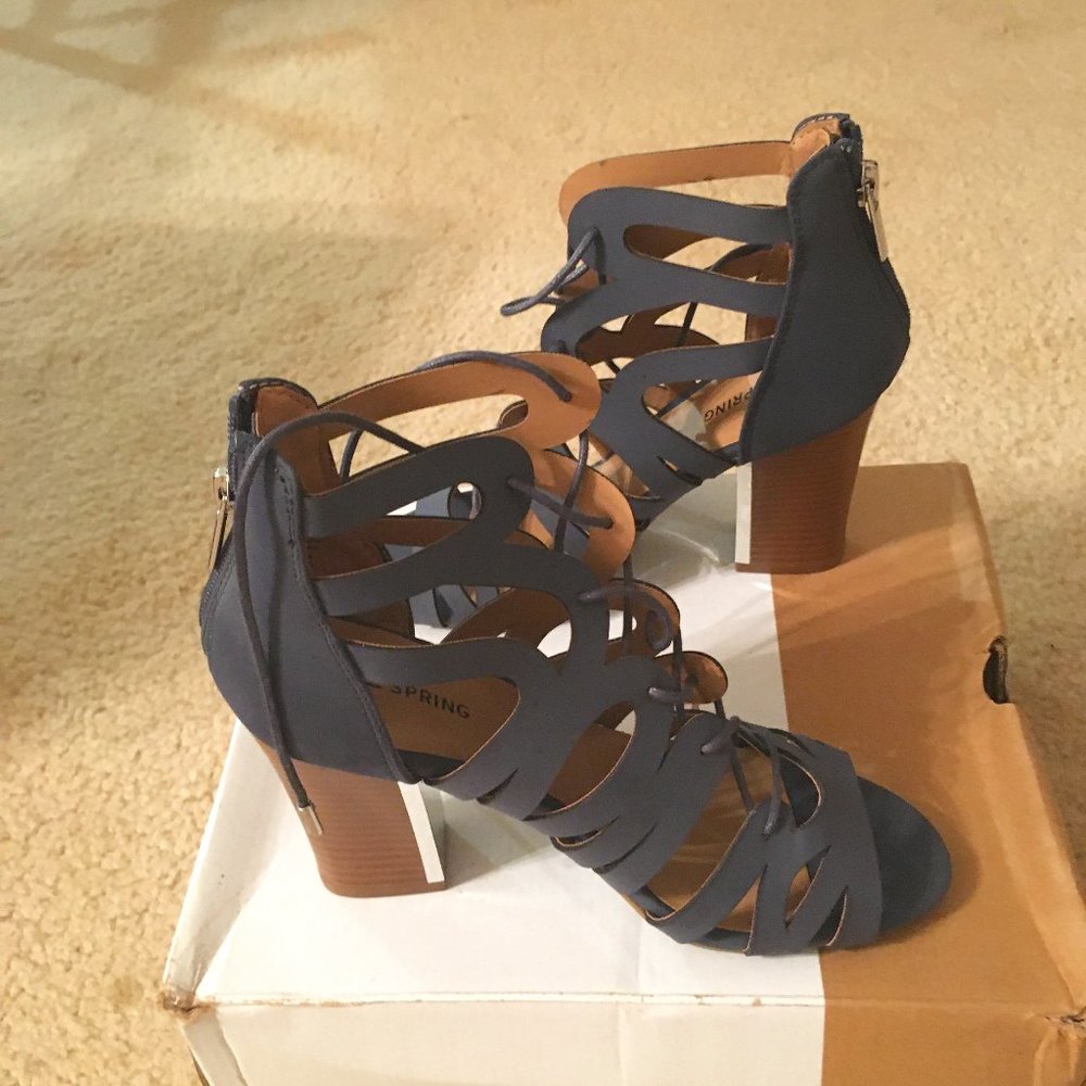 Call It Spring Tavernelle Gladiator Sandal, navy